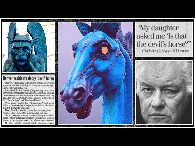 A newspaper section dedicated to the stories surround "Blucifer."