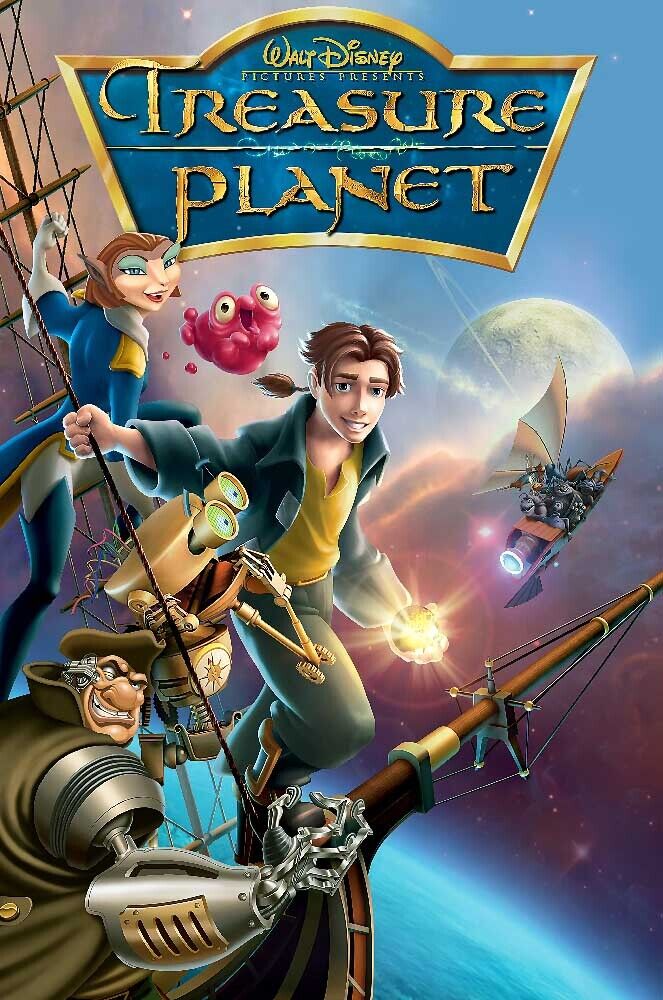 Treasure Planet movie inspired theme parks.