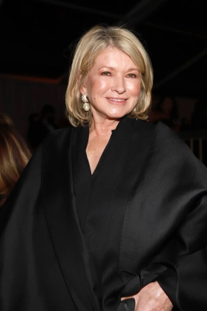 Martha Stewart on the red carpet