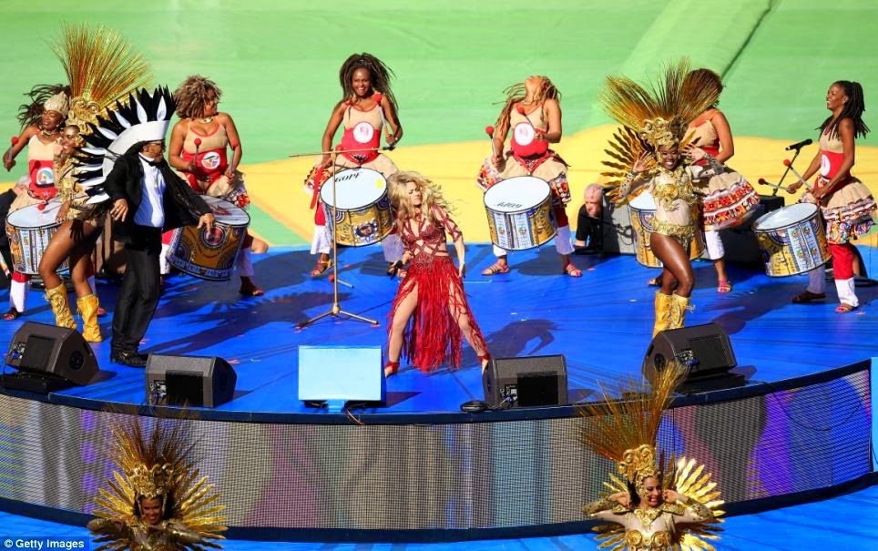 Shakira performing at 2010 World Cup